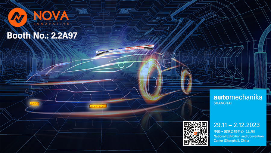Ningbo NOVA Technology Co;Ltd компаниясы Automechanika Shanghai 2023 көрмесіне қатысады