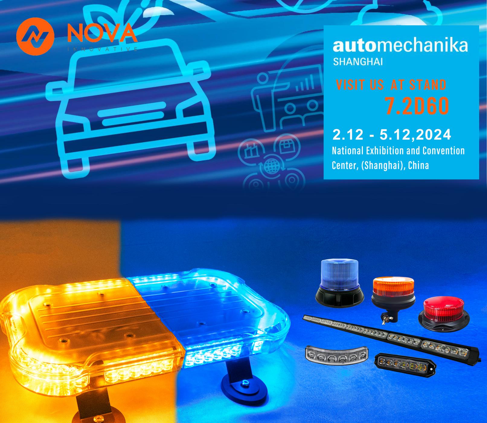 Nova Vehicle Сізді Automechanika Shanghai 2024 көрмесіне келуге шақырамыз